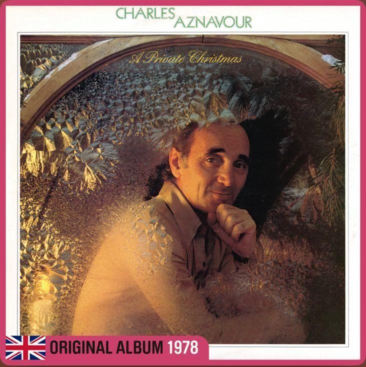 Portada del álbum "A Private Christmas", de Charles Aznavour