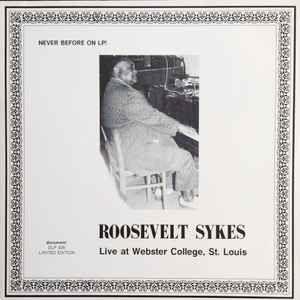 Portada de Álbum "Live At Webster College, St. Louis", de Roosevelt Sykes