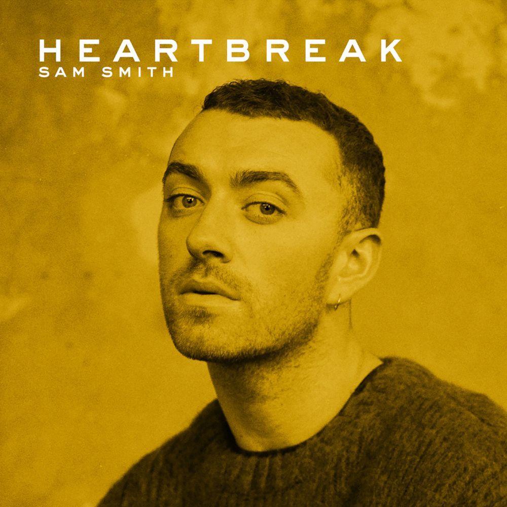 Capa do álbum "HEARTBREAK", de Sam Smith