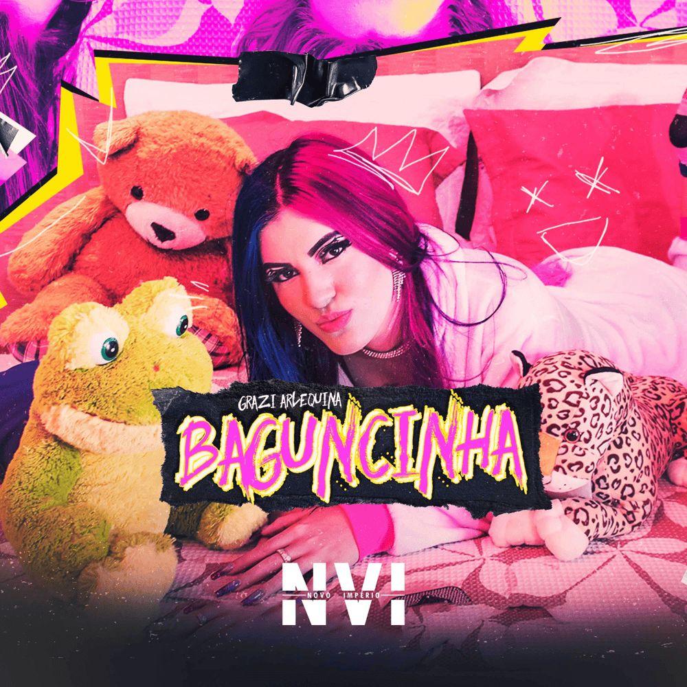 Capa do Sencillo/EP "Baguncinha ", de Grazi Arlequina