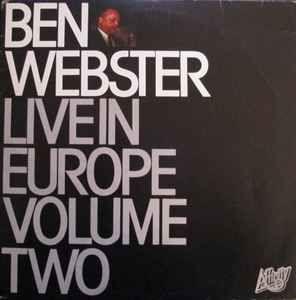 Album cover of "Live In Europe - Volume 2" by Ben Webster