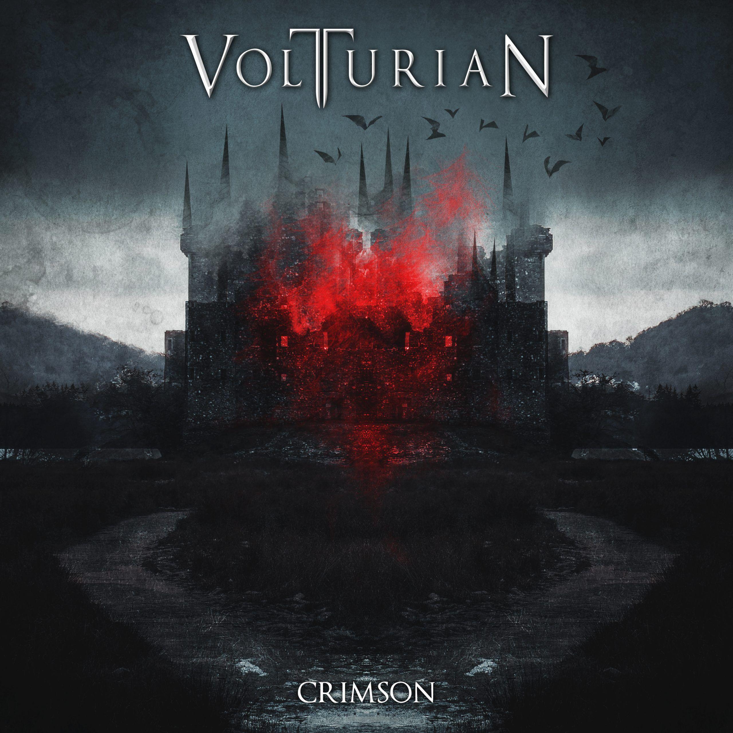 Capa do Álbum "Crimson", de Volturian
