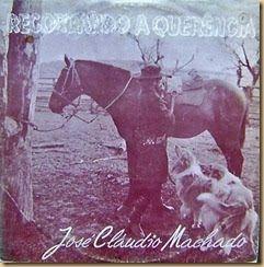Album cover of "Recordando a Querência" by José Claudio Machado