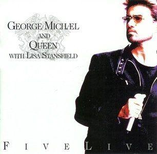 Portada de Sencillo/EP "Five Live EP (feat. Queen)", de George Michael