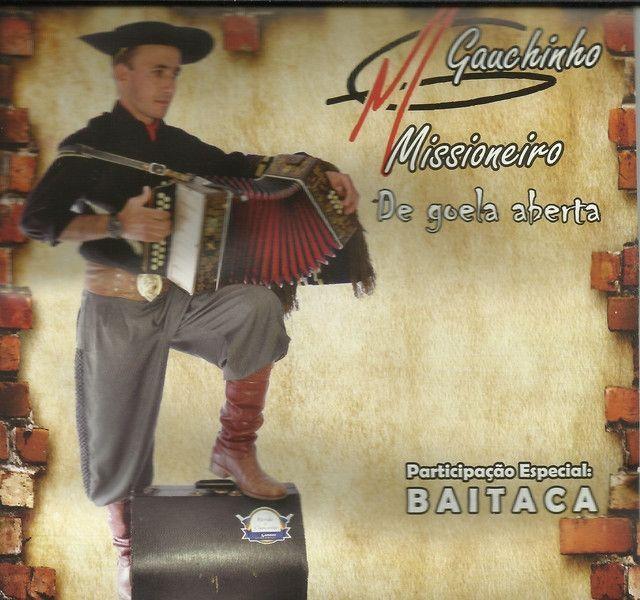 Portada de Álbum "De Goela Aberta", de Gauchinho Missioneiro