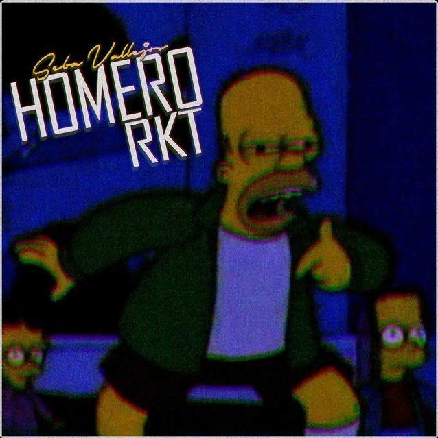 Portada de Sencillo/EP "Homero Rkt", de Seba Vallejos