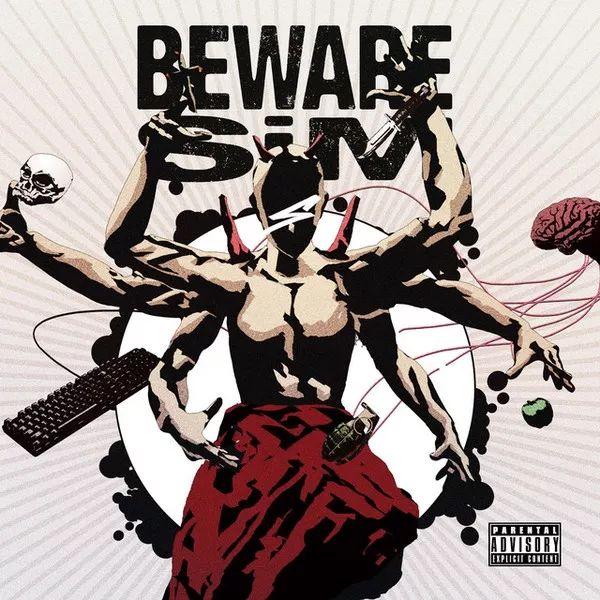 Portada de Sencillo/EP "BEWARE", de SiM
