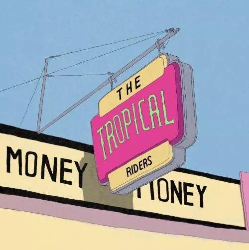 Portada de Sencillo/EP "Money Money", de The Tropical Riders