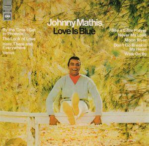 Portada de Álbum "Love Is Blue", de Johnny Mathis