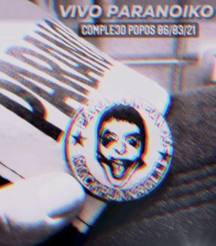 Capa do Álbum "Complejo Popos (en Vivo)", de Paranoikeando