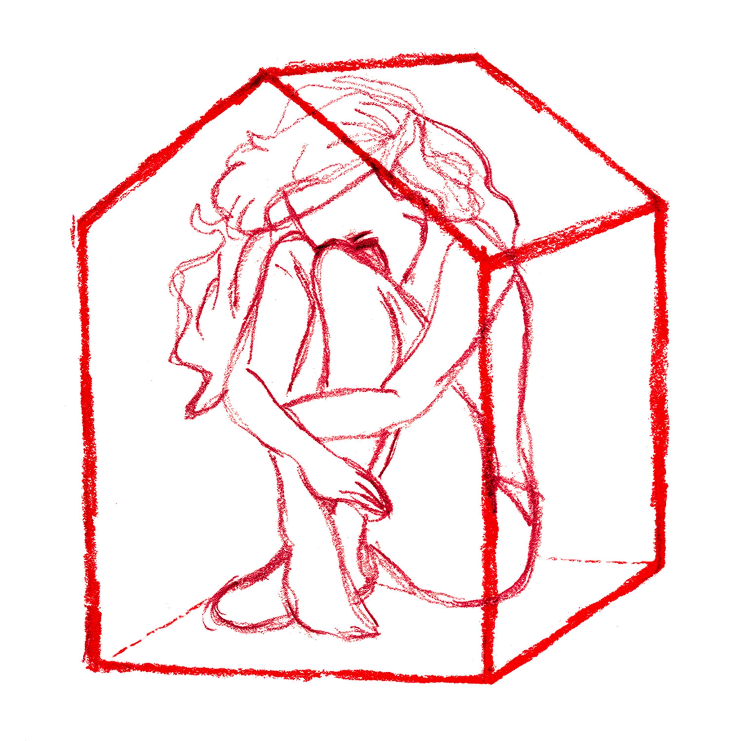 Portada de Sencillo/EP "Trying To Fall Asleep", de The Hospital