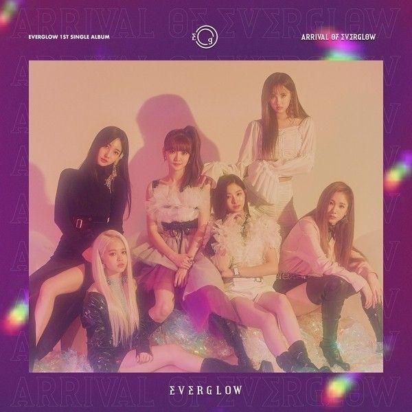 Album cover of "ARRIVAL OF EVERGLOW" by EVERGLOW