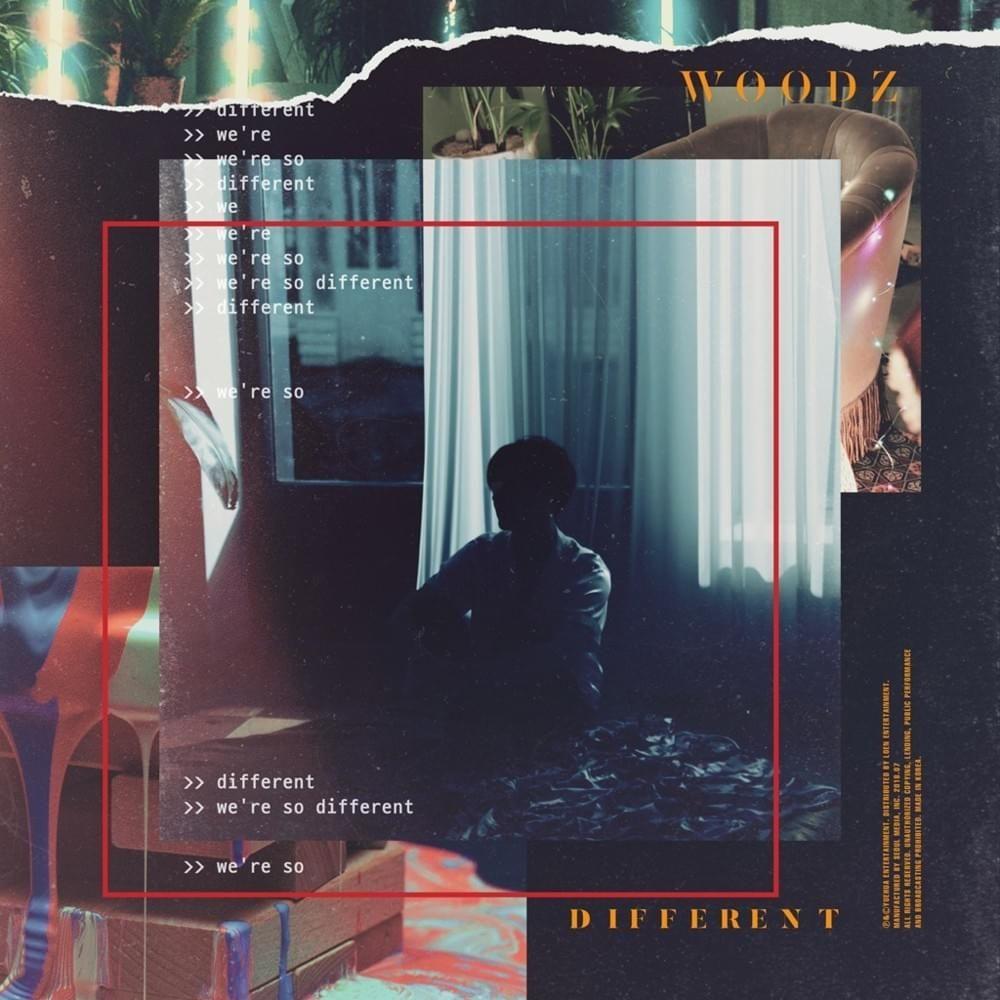 Capa do Álbum "DIFFERENT", de WOODZ