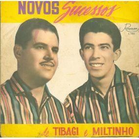 Portada de Álbum "Novos Sucessos", de Tibagi e Miltinho
