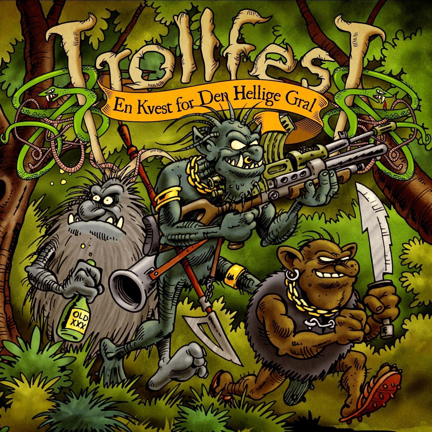 Capa do Álbum "En Kvest For Den Hellige Gral", de TrollfesT