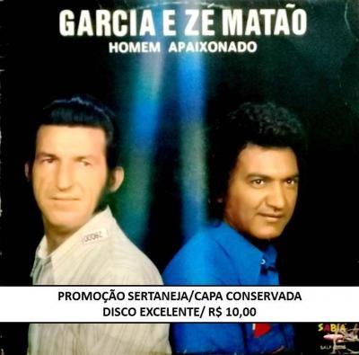 Portada de Álbum "Homem Apaixonado", de Garcia e Zé Matão