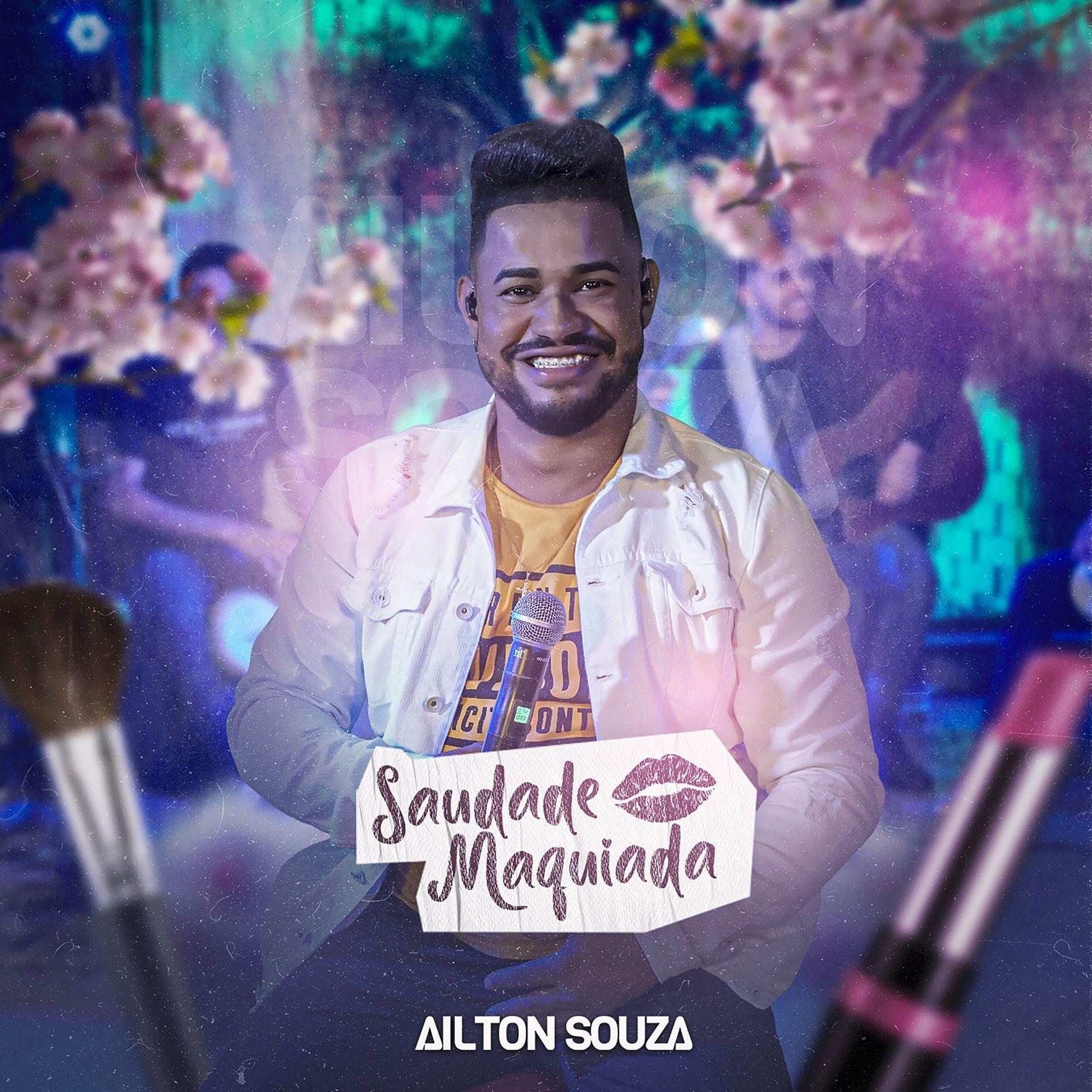 Portada del álbum "Saudade Maquiada", de Ailton Souza