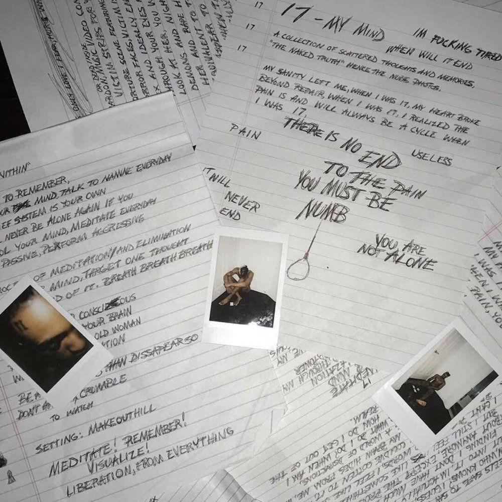 Portada de Álbum "17", de XXXTENTACION