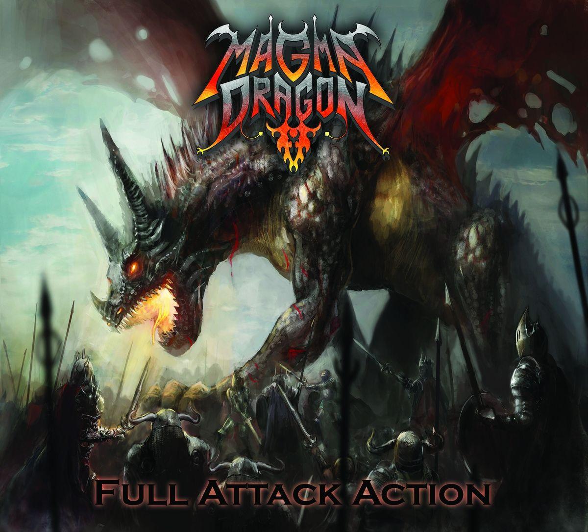 Portada de Álbum "Full Attack Action", de Magma Dragon