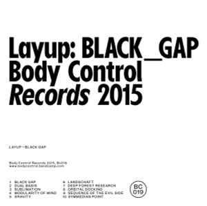 Portada de Álbum "Black Gap", de Layup