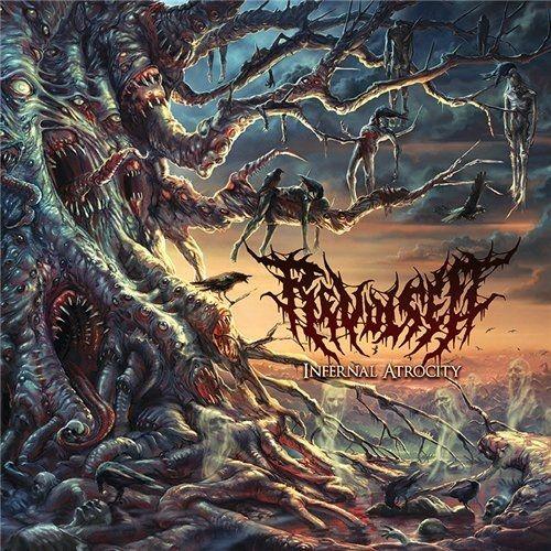 Capa do Álbum "Infernal Atrocity", de Revulsed