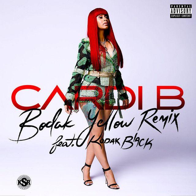 Portada de Sencillo/EP "Bodak Yellow (feat. Kodak Black)", de Cardi B