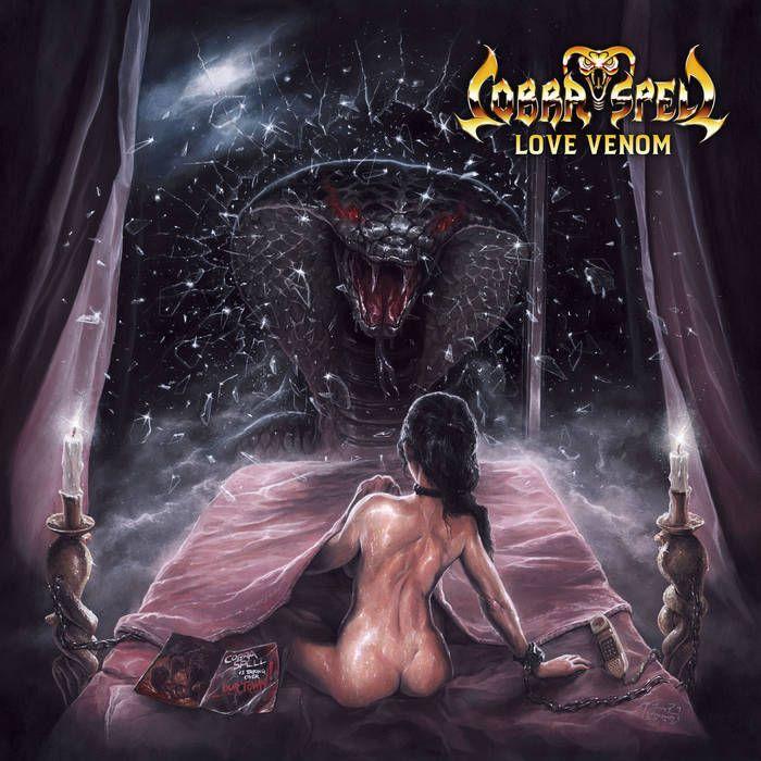 Portada de Sencillo/EP "Love Venom", de Cobra Spell