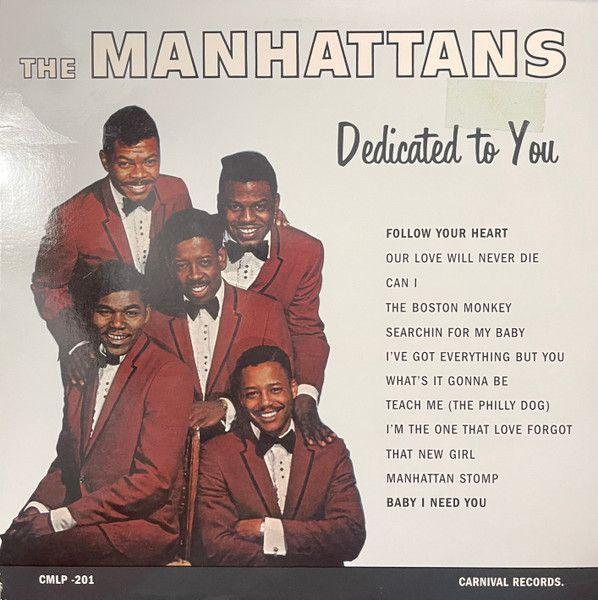 Portada de Álbum "Dedicated To You", de The Manhattans