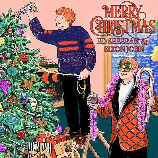 Portada del álbum "Merry Christmas", de Ed Sheeran
