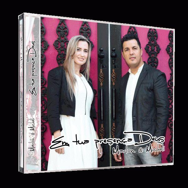 Capa do Álbum "Em Tua Presença Deus", de Marlon e Micheli