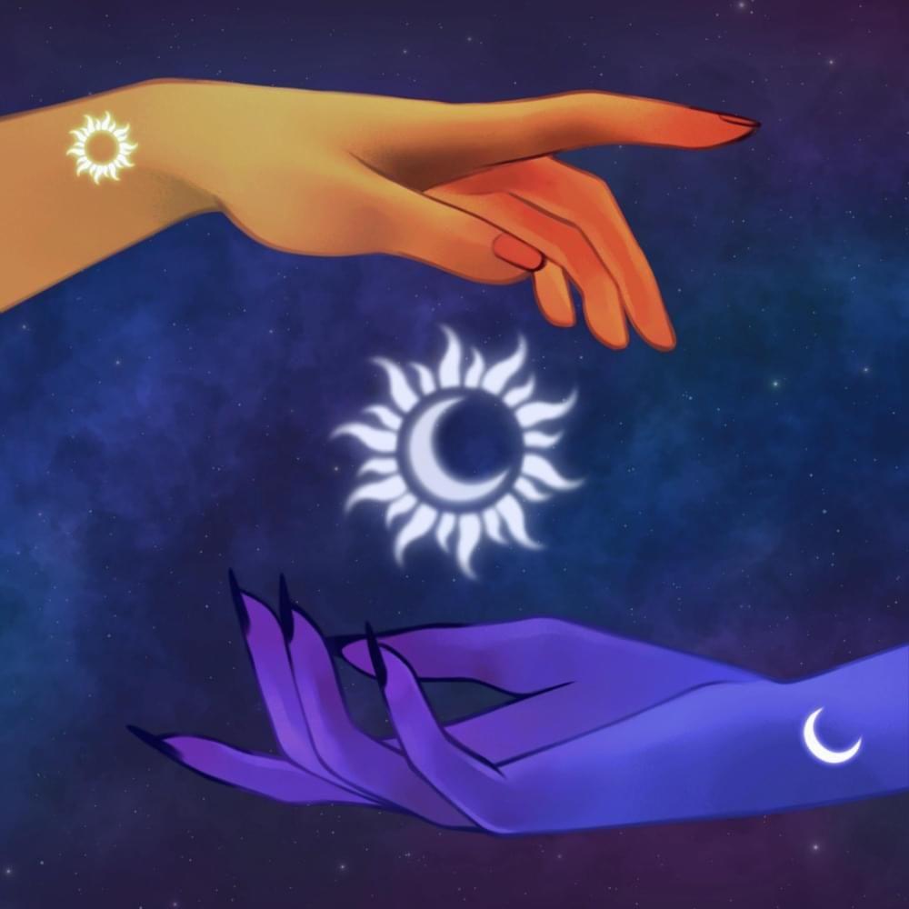 Capa do álbum "When The Sun Loves The Moon", de Reinaeiry