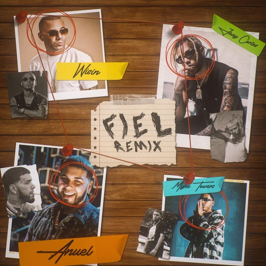 Capa do Single/EP "Fiel (Remix)", de Wisin