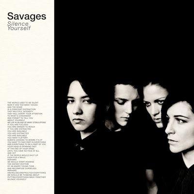 Capa do Álbum "Silence Yourself", de Savages