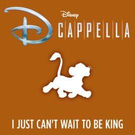 Capa do Single/EP "I Just Can't Wait To Be King ", de DCappella