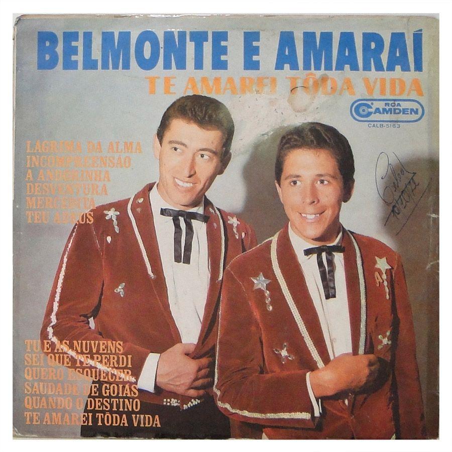 Portada de Álbum "Te Amarei Toda Vida", de Belmonte e Amaraí