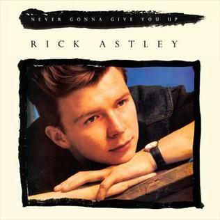 Capa do álbum "Never Gonna Give You Up (UK Version)", de Rick Astley