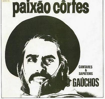 Portada de Álbum "Cantares & Sapateios Gaúchos", de Paixão Côrtes