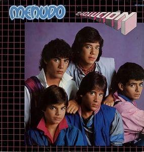 Portada del álbum "Evolución", de Menudo