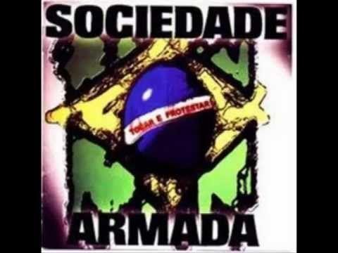 Portada de Álbum "Tocar e Protestar", de Sociedade Armada