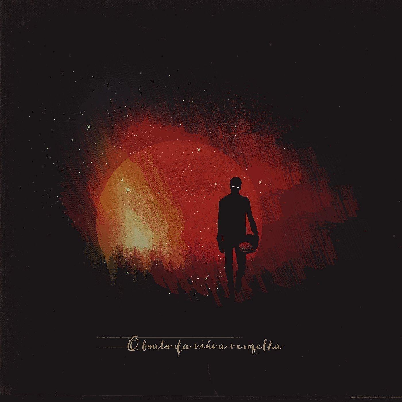 Portada de Álbum "O Boato da Viúva Vermelha", de Bordô