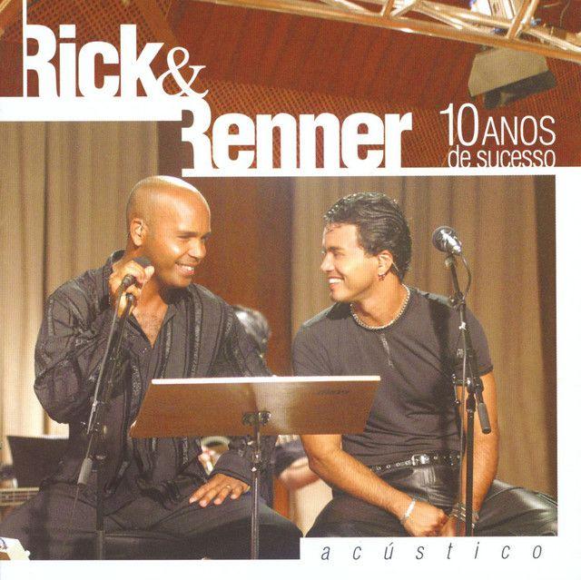Capa do Álbum "Acústico - 10 Anos de Sucesso ", de Rick & Renner