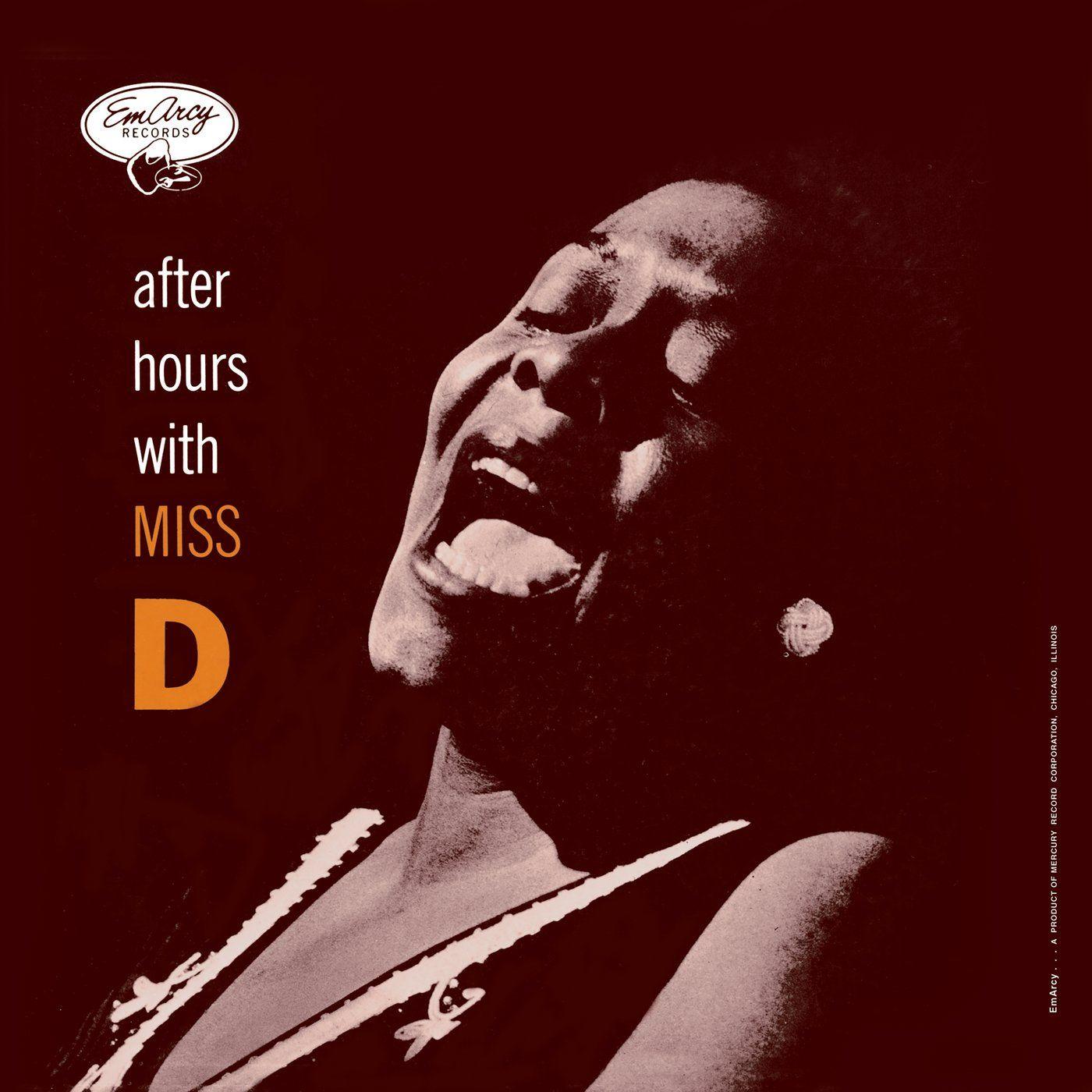 Capa do Single/EP "After Hours With Miss D", de Dinah Washington