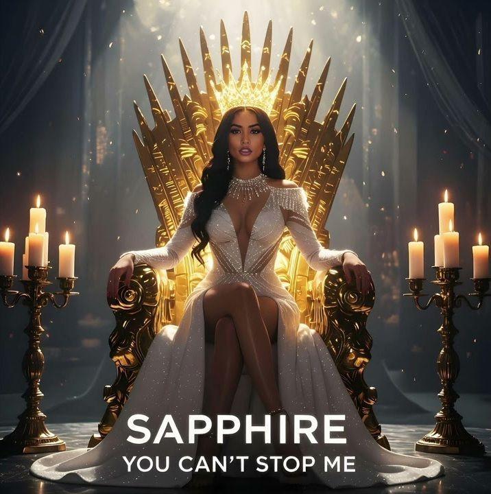 Portada de Álbum "You Can't Stop Me", de Sapphire (Freestyle)