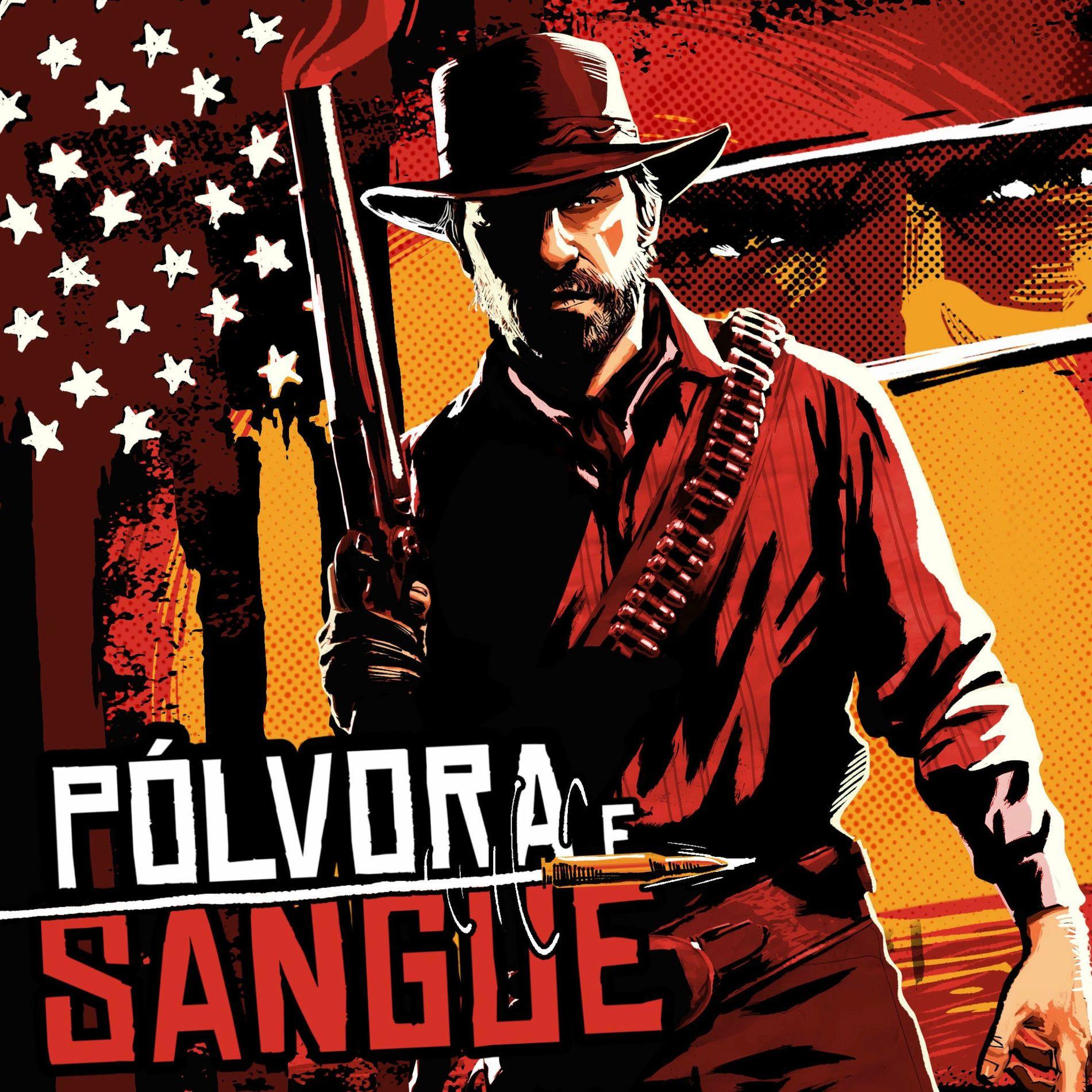 Capa do álbum "Pólvora & Sangue (Arthur Morgan)", de Papyrus da Batata
