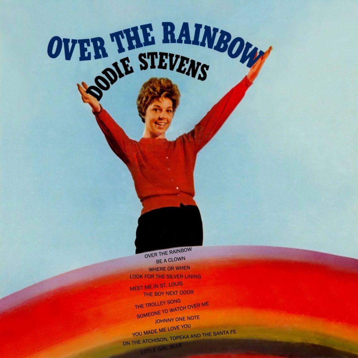 Portada de Álbum "Over The Rainbow", de Dodie Stevens