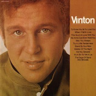 Portada del álbum "Vinton", de Bobby Vinton