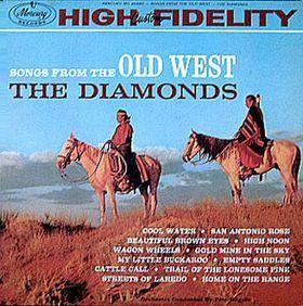 Portada de Álbum "Songs From The Old West", de The Diamonds