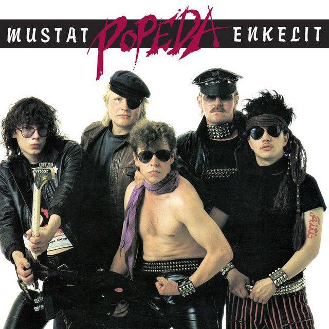 Capa do álbum "Mustat Enkelit", de Popeda