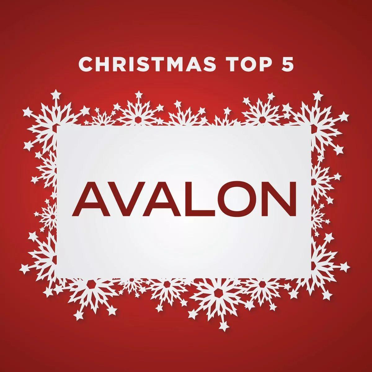 Portada del álbum "Christmas Top 5", de Avalon