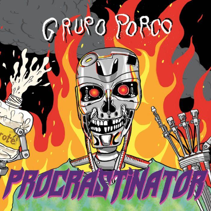 Portada de Álbum "Procastinator", de Grupo Porco de Grindcore Interpretativo